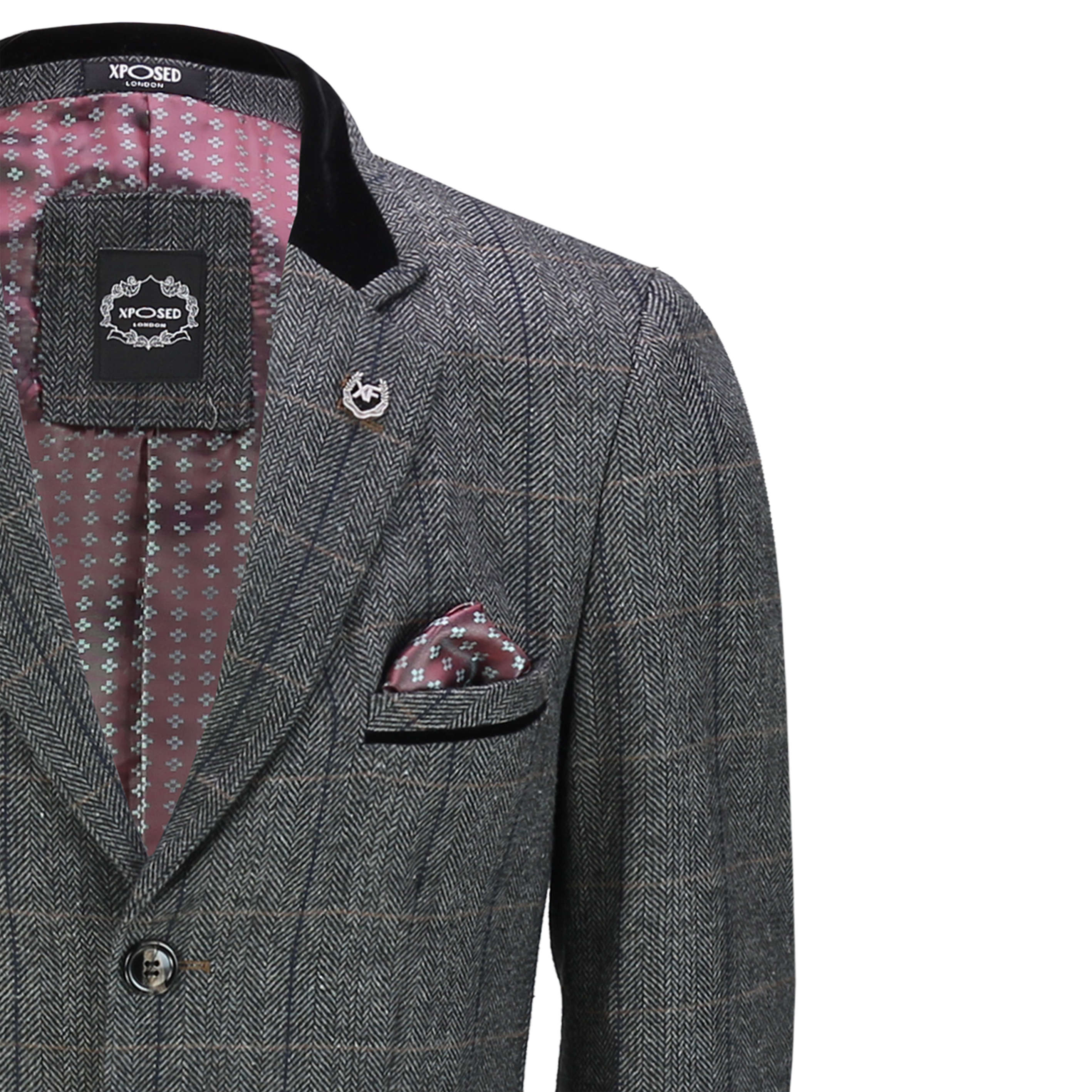 Three quarter hotsell length tweed coat